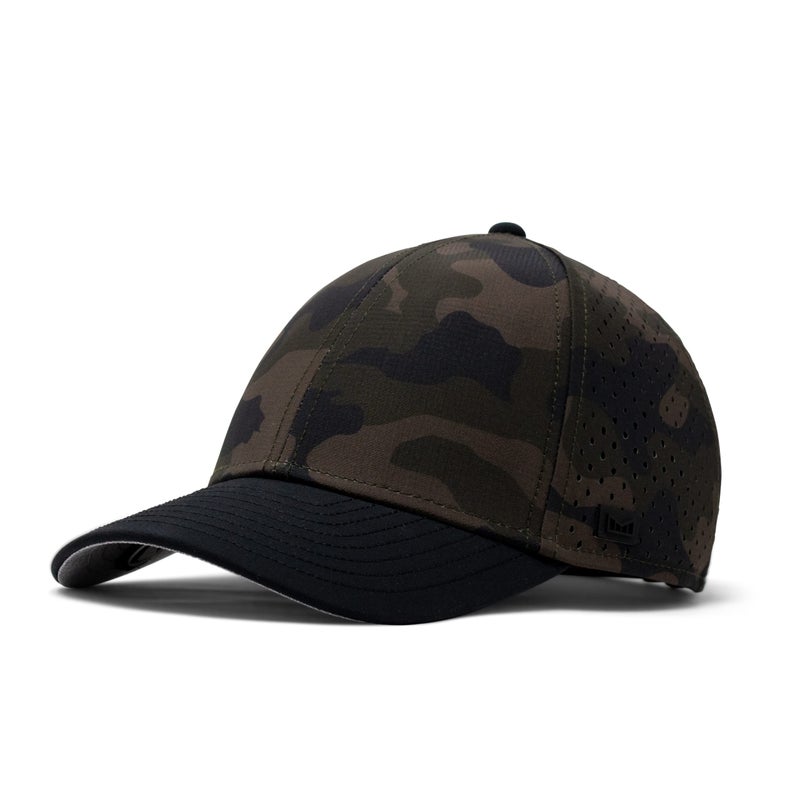 melin A-Game Hydro, Olive Camo, Menâ€™s Performance Snapback Hats, Water-Resistant Fitted Baseball Caps for Men & Women, Golf, Running, or Workout Hat, Medium-Large - Image 1